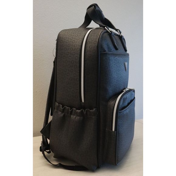 Guess S7964902 Unisex Coal Allover G Print PU Leather Lottie Travel Backpack $39 - Picture 2 of 10